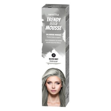 VENITA TRENDY PIANKA KOLORYZUJĄCA 11 SREBRNY PYŁ