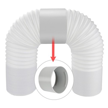 ZŁĄCZE DO RURA KLIMATYZATORA PRZENOŚNEGO 150MM