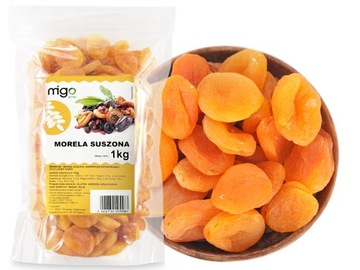 MORELE suszone naturalne 1kg - JASNE