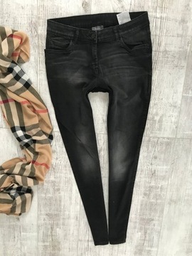 C&A__stretch spodnie dżinsy RURKI jeans__34 XS