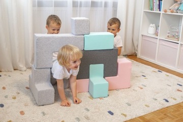 Мягкие пенопластовые блоки для детей, формы куба