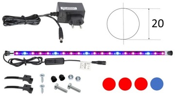 Świetlówka LED PLANT roślin 70cm akwarium 3:1 fi20