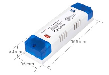 МЕБЕЛЬНЫЙ БЛОК ПИТАНИЯ 12В 8.3А 100Вт IP20 ДЛЯ СВЕТОДИОДНЫХ ЛЕНТ