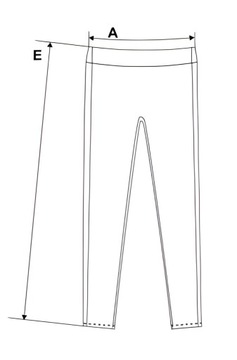 ЛЕГИНСЫ MORAJ 3/4 с завышенной талией, непрозрачные - 3XL