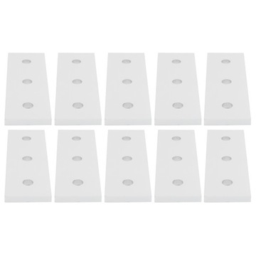 10 szt. Aluminiowa płaska łącząca płyta łącząca