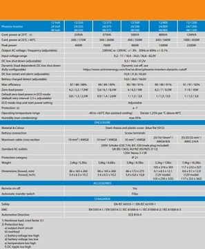 Инвертор Phoenix 12/1200 Инвертор Victron Energy