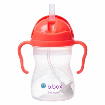b.box Bidon ze słomką 240 ml, arbuzowy