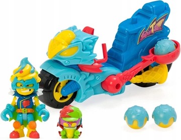Zestaw Magic Box SuperThings Turbo Ice Jumpbike z katapultą