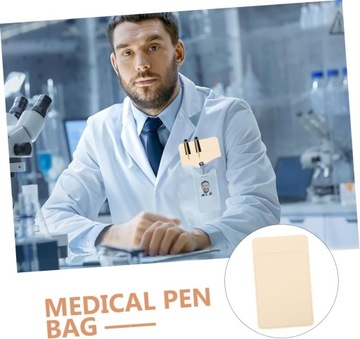 Piórnik medyczny worek na długopisy skórzane etui na długopisy szczelna tor