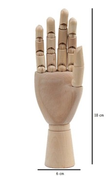 ДЕРЕВЯННАЯ РУЧНАЯ МОДЕЛЬ, РУКА, РУЧКА, РУКА, СРЕДНАЯ РУКА