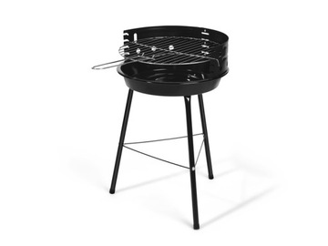 GRILL OKRĄGŁY OGRODOWY NA WĘGIEL PRZENOŚNY