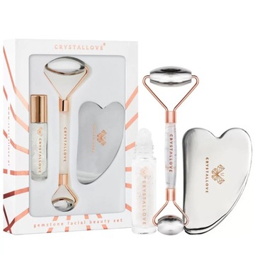 CRYSTALLOVE Cryo Ice Beauty set - zestaw do masażu twarzy ze stali nierdzew