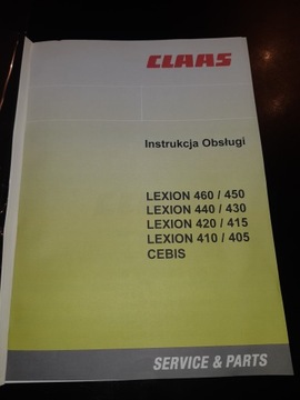 Claas Scorpion 1033 741 736 732 635 7040 7030 6040 Instrukcja Obsługi DTR
