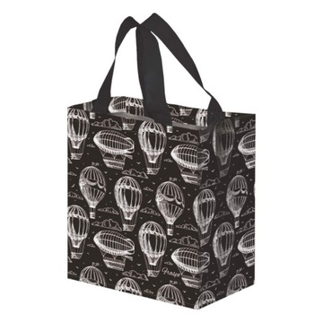 Torba na zakupy 10L 25x15x27 Baloniki biale 1szt