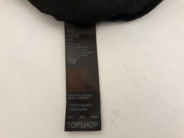 TOPSHOP dzianinowa SUKIENKA wygodna KRATKA z rękawem 3/4 _ 40