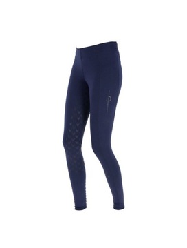 Legginsy jeździeckie dziecięce Equona granatowe rozmiar 116/122