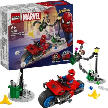 LEGO SUPER HEROES MARVEL 76275 POŚCIG MOTOCYKL MOTOR SPIDER MAN DOC OCK