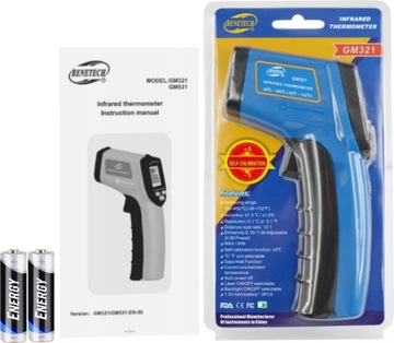BENETECH PYROMETRIC -50 +400°C РЕГУЛИРОВКА ВЫБРОСОВ