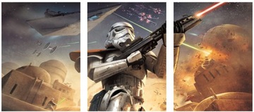 3x OBRAZ NA ŚCIANĘ STAR WARS 50x70
