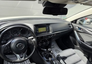 Mazda 6 III Kombi 2.2 SKYACTIV-D I-ELOOP 150KM 2015 Mazda 6 bezwypadekserwis aso1wlascicielorg lakierbiala perlajak nowa, zdjęcie 2