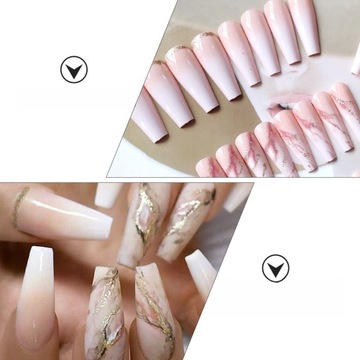 ГРАДИЕНТНЫЕ НАКЛЕЙКИ ДЛЯ ИСКУССТВЕННЫХ НОГТЕЙ Сделай сам, ДЛИННЫЕ