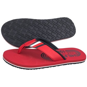 Buty Japonki Tommy Hilfiger Padded Beach Sandal Primary Red Czerwone