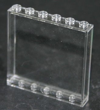 LEGO OKNO, PANEL PRZEŹ. BEZBARWNY 1X6X5 NR 59349
