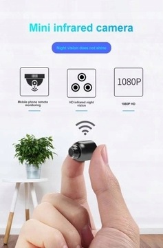 Mini kamera 1080P HD Bezprzewodowa kamera IP Night