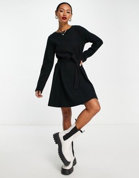 Asos Design XXH ogv MINI SUKIENKA DZIANINA DŁUGI RĘKAW XXS