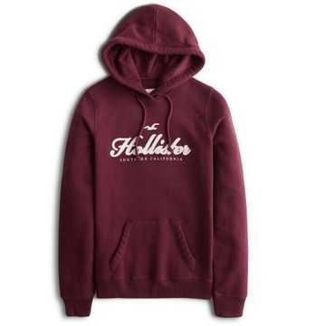 bluza damska burgundowa HOLLISTER Abercrombie XS