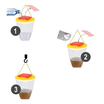 ПРИНАДЛЕЖНОСТИ для мешка-ловушки для мух СУМКА + ПРИМАНКА