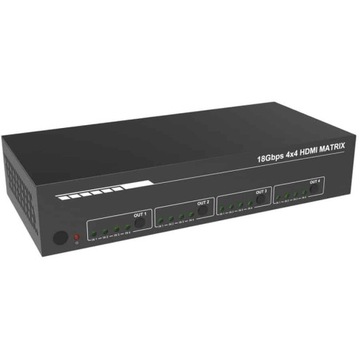 HDP-MXB44P Przełącznik Matryca HDMI 4×4 Audio Skalowane Wyjścia