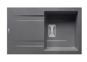 Zlew Pyramis Kartesio 1B1D 79x50 Iron Grey OKAZJA