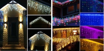 Сосульки для улицы 500 LED 23,5 м SPARK FLASH THICK