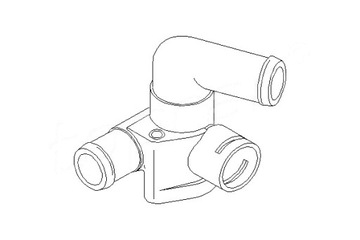 Топран 108 192 Фланец охлаждающей жидкости