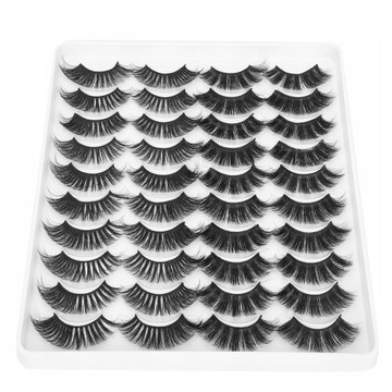 20 пар многоразовых накладных ресниц.