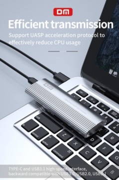 Твердотельный накопитель M.2 NGFF USB-C 3.2, 6 Гбит/с, отсек для диска