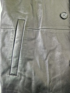 Vintage męski płaszcz z owczej skóry Hiperbol r 48