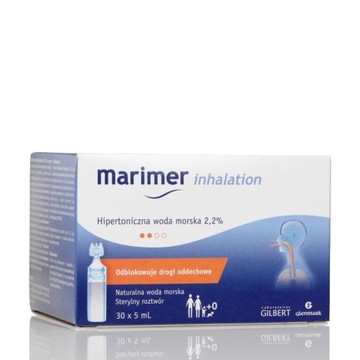 Lek bez recepty Laboratoires Gilbert Marimer Inhalation 5 ml x 30 ampułek