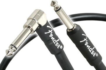 J-J 3-метровый угловой кабель Fender Professional Series, черный