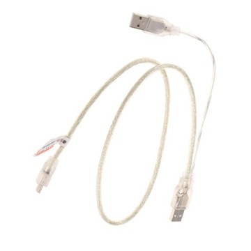 USB 2.0 двойной тип A-папа-мини-5-контактный Y-кабель для портативного жесткого диска