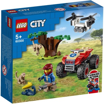LEGO 60300 CITY QUAD RATOWNIKÓW DZIKICH ZWIERZĄT