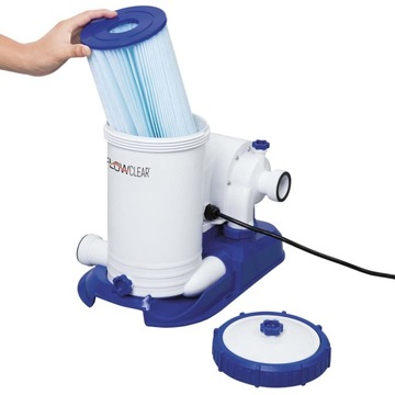 Фильтрующий насос для бассейна FlowClear BESTWAY 9463л/ч + сменный внутривенный фильтр