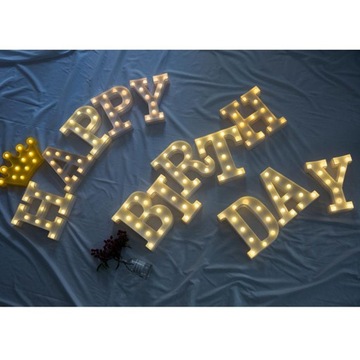 Decorative LED Letter Marquee Sign with Lights A