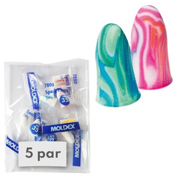 Zatyczki Stopery do spania Moldex 7800 5 Par
