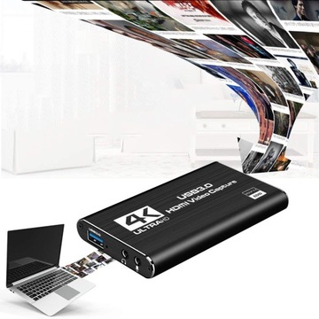Видеорегистратор с граббером для ПК HDMI 4K USB3.0