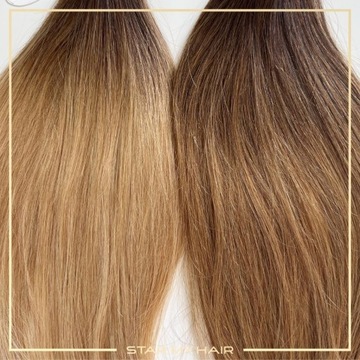 OMBRE Кольцо мелирование МИКРО КОЛЬЦА 40–45 см 0,7 г Европейские волосы