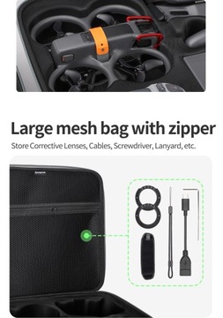AVATA 2 ETUI PRZENOŚNA TORBA PODRÓŻNA DLA DJI AVATA 2 Z GOGLE 3