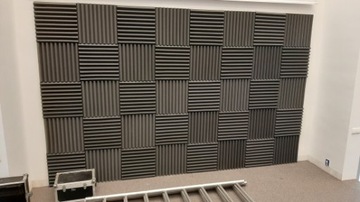 Акустические панели Звукоизоляционные стеновые клинья 1 м² квадратная губка из пенопласта 5 см