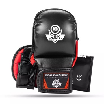 КРАВ-МАГА ММА ПЕРЧАТКИ ТРЕНИРОВОЧНЫЕ GRIPpy FOAM LONG VELCRO DBX BUSHIDO S/M